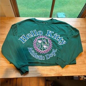 Hello Kitty Green Long Sleeved Tee